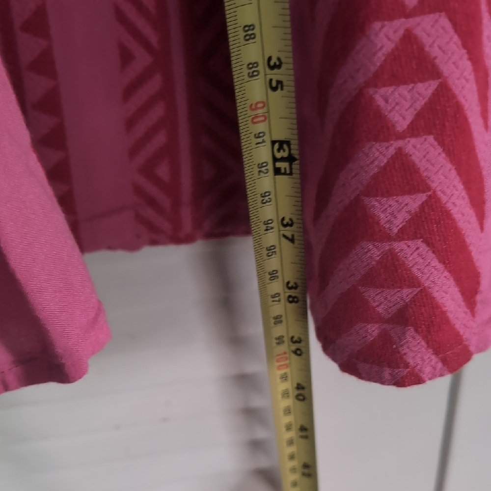 Pink Geometric Pattern Dress - Picture 11 of 12
